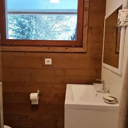 Très bel appartement face au lac de Bozel Extérieur photo